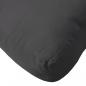 Preview: Palettenkissen Schwarz 60x60x8 cm Oxford-Gewebe