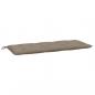 Preview: Gartenbank-Auflage Taupe 120x50x7 cm Oxford-Gewebe