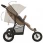 Preview: Kinderwagen Taupe Stahl