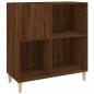 Preview: Plattenschrank Braun Eichen-Optik 84,5x38x89 cm Holzwerkstoff