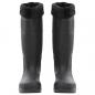 Preview: Gummistiefel mit Herausnehmbarem Innenfutter Schwarz Gr. 38 PVC