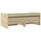 Preview: Tagesbett mit Schubladen Sonoma-Eiche 75x190 cm Holzwerkstoff