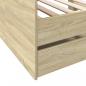 Preview: Tagesbett mit Schubladen Sonoma-Eiche 75x190 cm Holzwerkstoff