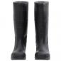 Preview: Gummistiefel Schwarz Größe 41 PVC