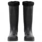 Preview: Gummistiefel mit Herausnehmbarem Innenfutter Schwarz Gr. 44 PVC