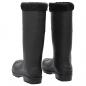 Preview: Gummistiefel mit Herausnehmbarem Innenfutter Schwarz Gr. 44 PVC