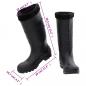 Preview: Gummistiefel mit Herausnehmbarem Innenfutter Schwarz Gr. 42 PVC