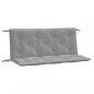 Preview: Gartenbank-Auflagen 2 Stk. Grau 120x50x7 cm Oxford-Gewebe