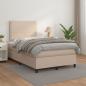 Preview: Boxspringbett Matratze Cappuccino-Braun 120x190 cm Kunstleder