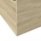 Preview: Bettgestell mit Schubladen Sonoma-Eiche 75x190 cm Holzwerkstoff