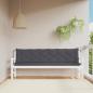 Preview: ARDEBO.de - Gartenbank-Auflagen 2 Stk. Anthrazit 200x50x7 cm Oxford-Gewebe