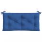 Preview: Gartenbank-Auflage Blau 100x50x7 cm Oxford-Gewebe