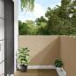 Preview: ARDEBO.de - Balkon-Sichtschutz Beige 120x400 cm Oxford-Gewebe