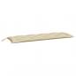 Preview: Gartenbank-Auflagen 2 Stk. Beige 150x50x7 cm Oxford-Gewebe