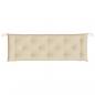 Preview: Gartenbank-Auflagen 2 Stk. Beige 150x50x7 cm Oxford-Gewebe