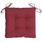 Preview: Palettenkissen 6 Stk. Weinrot 50x50x7 cm Oxford-Gewebe