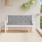 Preview: ARDEBO.de - Gartenbank-Auflagen 2 Stk. Grau 150x50x7 cm Oxford-Gewebe