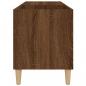 Preview: Plattenschrank Braun Eichen-Optik 84,5x38x48 cm Holzwerkstoff