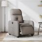 Preview: ARDEBO.de - Relaxsessel Elektrisch Taupe Stoff