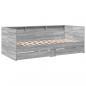 Preview: Tagesbett mit Schubladen Grau Sonoma 75x190 cm Holzwerkstoff