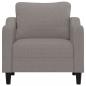 Preview: Sessel Taupe 60 cm Stoff