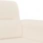 Preview: 3-Sitzer-Sofa Beige 180 cm Mikrofasergewebe