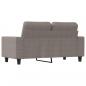 Preview: 2-Sitzer-Sofa Taupe 120 cm Stoff