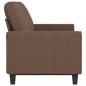 Preview: 3-Sitzer-Sofa Braun 180 cm Stoff