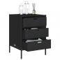 Preview: Gartenschrank Schwarz 55x59x80 cm Poly Rattan