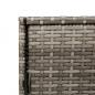 Preview: Gartenschrank Grau 83x45x76 cm Poly Rattan