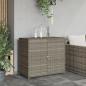 Preview: Gartenschrank Grau 83x45x76 cm Poly Rattan