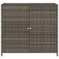 Preview: Gartenschrank Grau 83x45x76 cm Poly Rattan