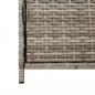 Preview: Gartenschrank Grau 83x45x76 cm Poly Rattan