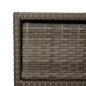 Preview: Gartenschrank Grau 55x59x80 cm Poly Rattan