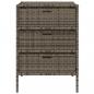 Preview: Gartenschrank Grau 55x59x80 cm Poly Rattan