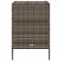 Preview: Gartenschrank Grau 55x59x80 cm Poly Rattan