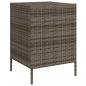 Preview: Gartenschrank Grau 55x59x80 cm Poly Rattan