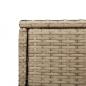 Preview: Gartenschrank Beige 105x55x113 cm Poly Rattan