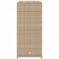 Preview: Gartenschrank Beige 105x55x113 cm Poly Rattan