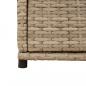 Preview: Gartenschrank Beige 105x55x113 cm Poly Rattan