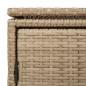 Preview: Gartenschrank Beige 110x55x60,5 cm Poly Rattan