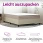 Preview: Matratze Taschenfederkern Mittel Plus 140x190 cm