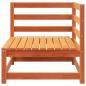 Preview: Garten-Ecksofas 2 Stk. Wachsbraun 70x70x67 cm Massivholz Kiefer