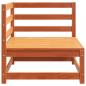 Preview: Garten-Ecksofas 2 Stk. Wachsbraun 70x70x67 cm Massivholz Kiefer