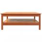 Preview: Couchtisch Wachsbraun 100x100x40 cm Massivholz Kiefer