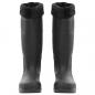 Preview: Gummistiefel mit Herausnehmbarem Innenfutter Schwarz Gr. 39 PVC