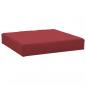 Preview: Palettenkissen Weinrot 60x60x8 cm Oxford-Gewebe