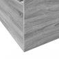 Preview: Bettgestell mit Schubladen Grau Sonoma 75x190 cm Holzwerkstoff