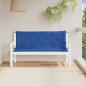 Preview: ARDEBO.de - Gartenbank-Auflagen 2 Stk. Blau 150x50x7 cm Oxford-Gewebe