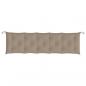 Preview: Gartenbank-Auflagen 2 Stk. Taupe 180x50x7 cm Oxford-Gewebe